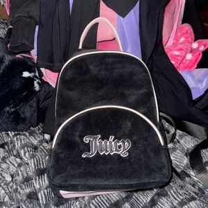 juicy couture velour backpack purse